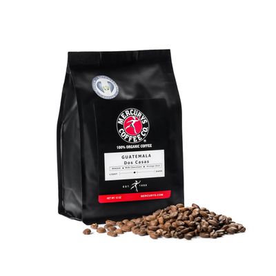 Mercurys Coffee Co. Women Empowered Guatemala Coffee - 100 Organic Single Origin, Rich Smooth Medium Roast, Velvety Chocolate Citrus Notes, Sustainably Sourced, 12 oz Whole Bean Bag