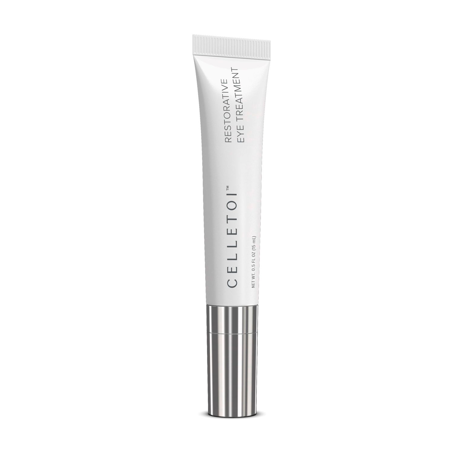 Celletoi Restorative Eye Treatment - Vegan, Cruelty Free - Visibly Reduces Signs of Aging, Smooths Lines and Wrinkles - Diminishes Dark Circles and Puffiness - Leaping Bunny Certified - 0.5 fl oz