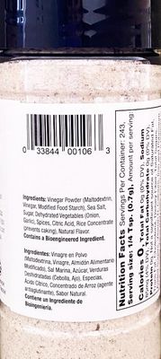 Vinegar Sea Salt Seasoning - Badia Spices
