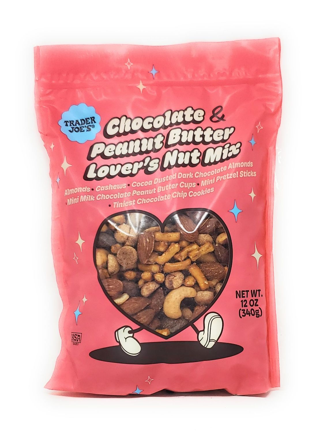 Trader Joes Chocolate Peanut Butter Lover&#39;s Nut Mix 12oz340g (Pack of 1)