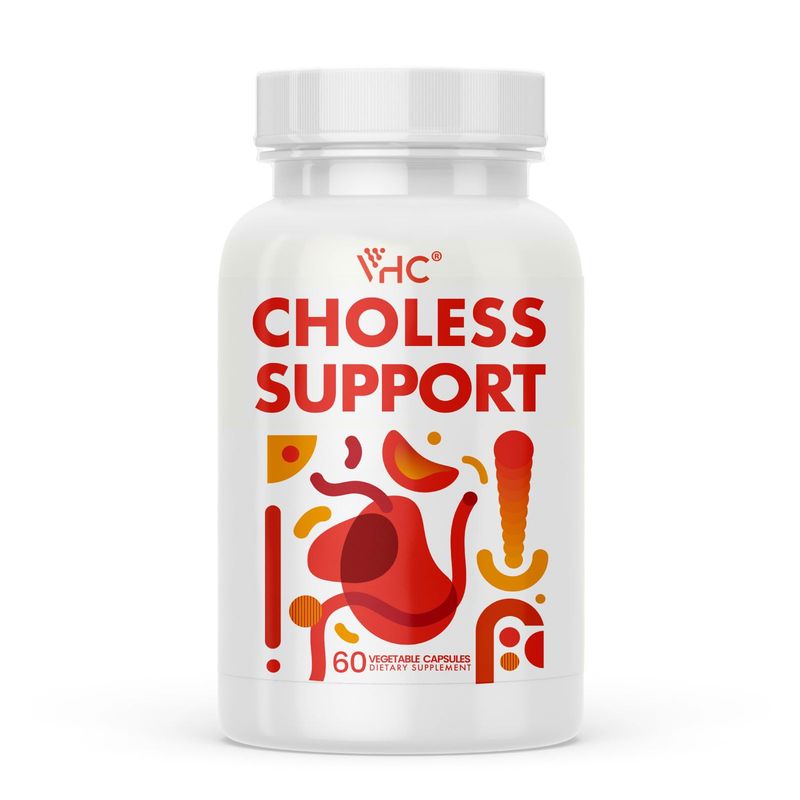 VHC Cholesterol Lowering Supplements,for Energy and Cholesterol Health, Niacin,Policosanol,Guggul,Plant Sterols,Cayenne Pepper,Garlic,Gluten-Free,60ct