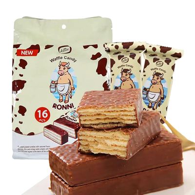 GCYYSIQS Chocolate Wafers,Chocolate Wafer Bars,Chocolate Sandwich Biscuits,Delicious Sweet Snack or Desert,528g18oz(Pack of 1)