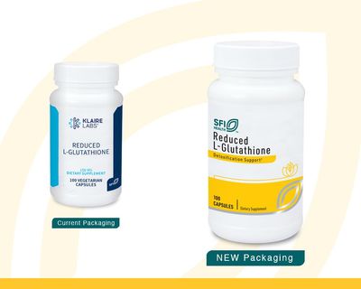 Klaire Labs Reduced L-Glutathione 150 Milligrams - Hypoallergenic Detoxification Antioxidant Support Plus Magnesium, Dairy Gluten-Free (100 Capsules)