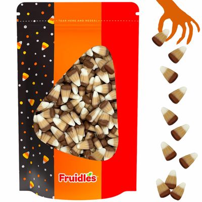 Fruidles Halloween Candy Corn Treats, Gluten-Free, Fun Festive Holiday Snacking (Half-Pound, Smores Candy Corn)