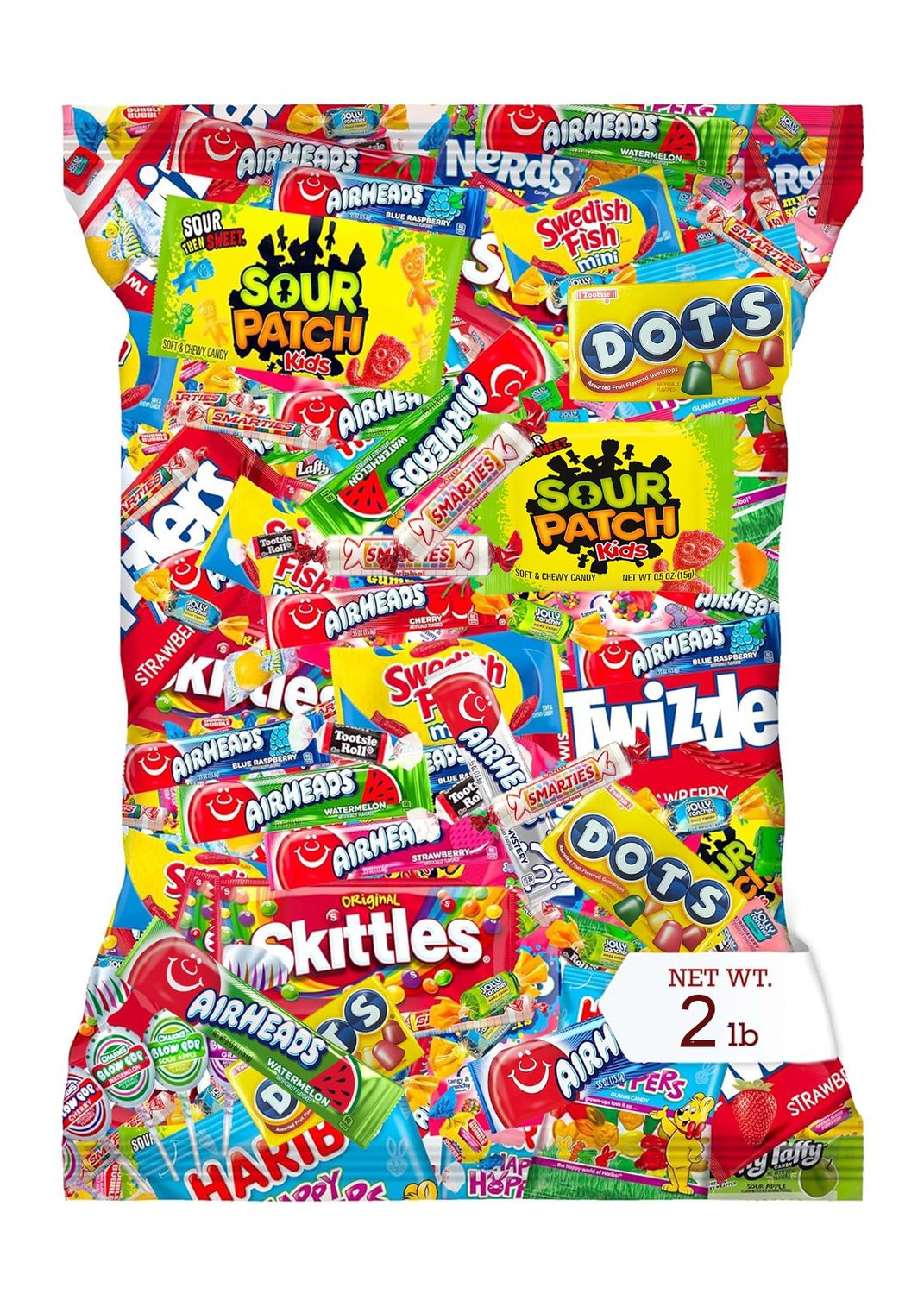 Bulk Candy Variety Pack - 2 lb Candy - CandyBulk Individually Wrapped Candies - Easter Candies - Pinata Filler Stuffers - PinataCandy Stuffers - CandyParty Favors