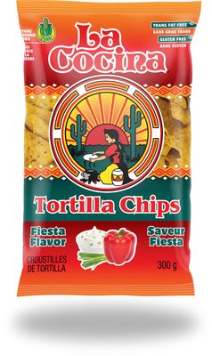 La Cocina Tortilla Chips, 300g10.6 oz, Fiesta Imported from Canada