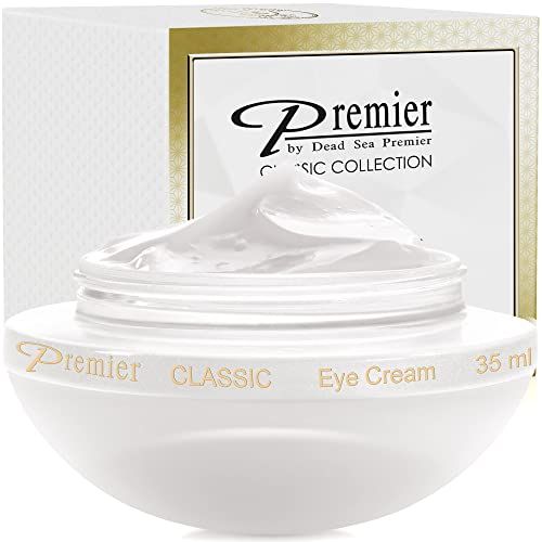Premier Dead Sea Eye Cream, Age defying, Helps minimize wrinkles, Dark circles, sagging skin, Reduce bags, vitamin A E, hyaluronic acid, anti-aging, Hypoallergenic, classic collection 1.2fl oz
