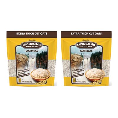 Snoqualmie Falls Lodge Extra-Thick Oatmeal, 28 OZ (Pack of 2)