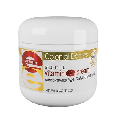 Colonial Dames Concentrated Vitamin E Moisturizing Cream 28,000 I.U. for Hydrating Moisturizing Chapped Dry Skin Fine Lines.