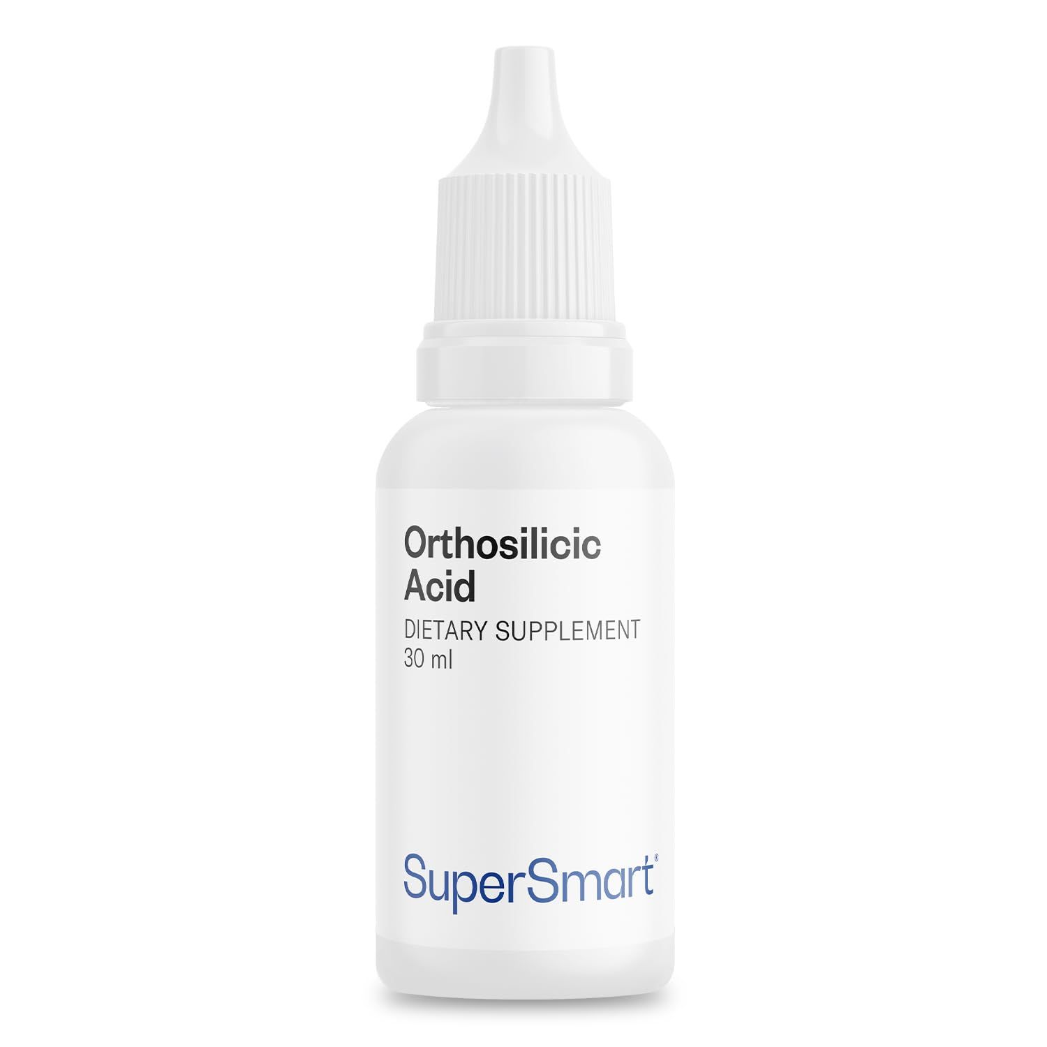 Supersmart - Orthosilicic Acid (Advanced Formula) - Silicon Supplement - with MSM, Choline, Carnitine, Boron, Minerals Non-GMO Gluten Free - 30 ml