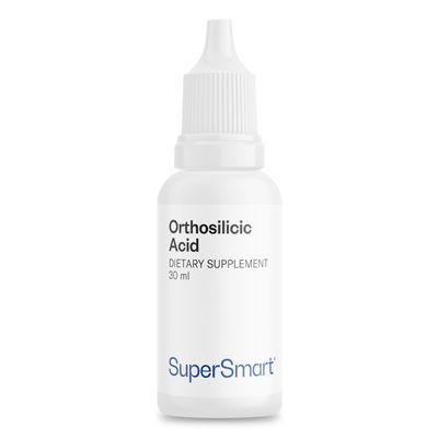 Supersmart - Orthosilicic Acid (Advanced Formula) - Silicon Supplement - with MSM, Choline, Carnitine, Boron, Minerals Non-GMO Gluten Free - 30 ml