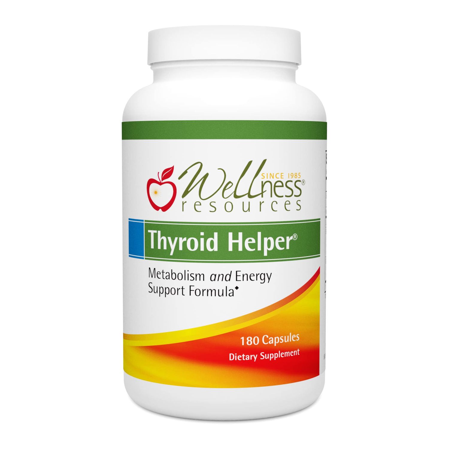 Wellness Resources Thyroid Helper - Natural Supplement for Metabolism, Energy, Thyroid Support (180 Capsules)