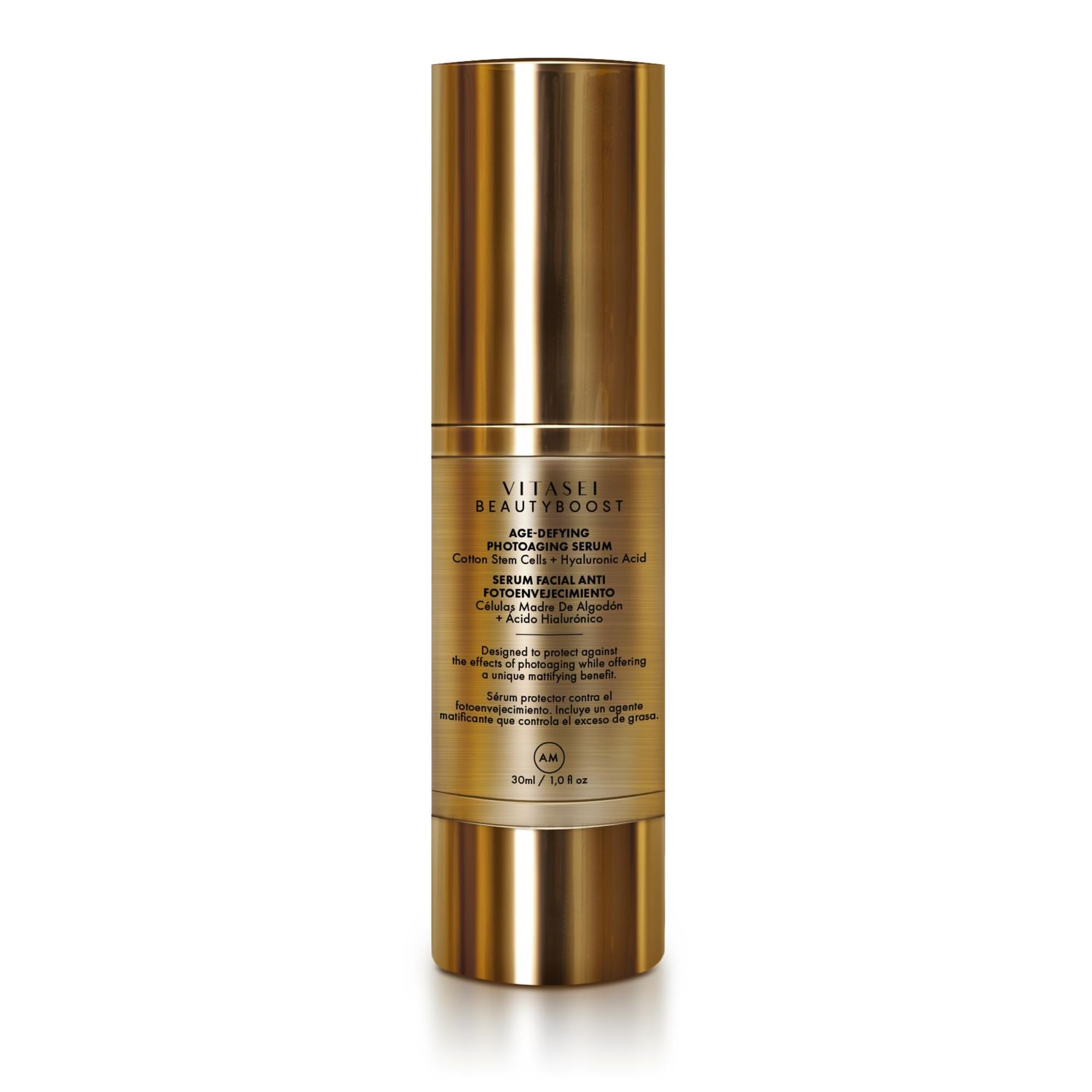 VITASEI Hydrating Day Face Serum with Cotton Stem Cell and Hyaluronic Acid - Facial Moisturizer for Women Men (1.0 fl oz)