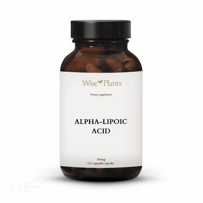 Wise Plants - Alpha-Lipoic Acid - Non-GMO - 500mg, 120 Servings (4 Months Supply), Energy Levels, Mitochondria Support