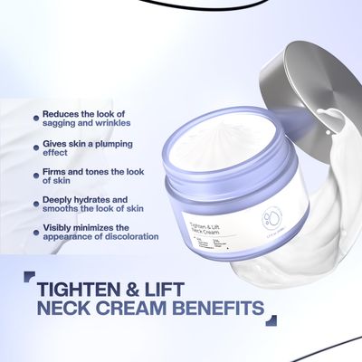 SADOWAY Neck Creams for Tightening and Firming: Anti-Aging Tighten and Lift Neck Firming Cream Hydrating Face Cream Gentle and Effective for an Even Skin Tone and Neck Lift
