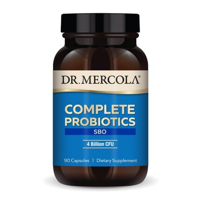 Dr. Mercola Complete Probiotics SBO, 90 Servings (90 Capsules), SBO Probiotic, 4 Billion CFU, Dietary Supplement, Supports Healthy Immune Function, Non-GMO