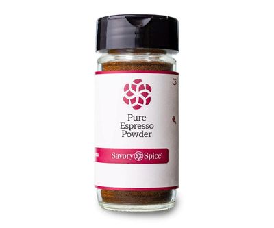 Savory Spice Pure Espresso Powder - Espresso Powder for Baking - Boost Rich Chocolate Flavor in Desserts (Medium Jar - Net: 1.15 oz)