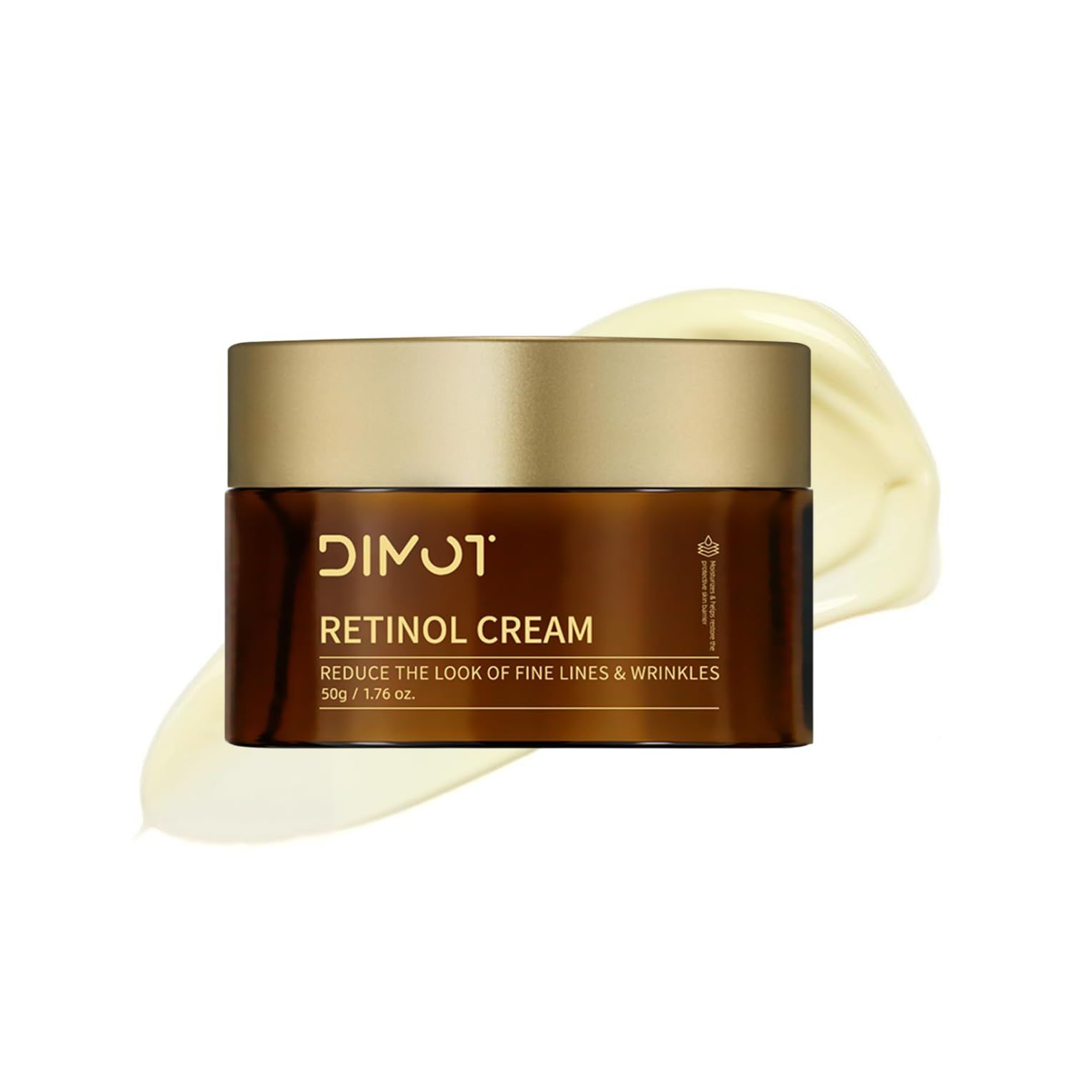 Retinol Cream for Face - Anti-Aging Moisturizer to Reduce Fine Lines Wrinkles, 50g (1.76 oz) - Hydrating Firming Night Cream (1PC)