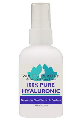 Anti Aging Wrinkle Serum of 100 Pure Hyaluronic Acid for Face and Body - No Alcohol, 4 oz