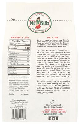 Mi Nina Jalapeno Agave Tortilla Chips, 12 oz