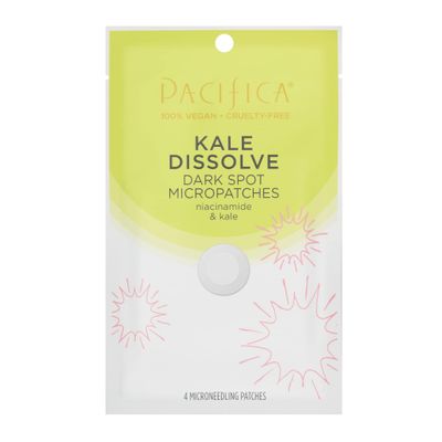 Pacifica Dark Spot Dissolving Micropatches - Microneedling Dots with Niacinamide, Tranexamic Acid Kale to Fade Post-Acne Marks and Age Spots, Brightening Patch Treatment, Clean Vegan Skincare