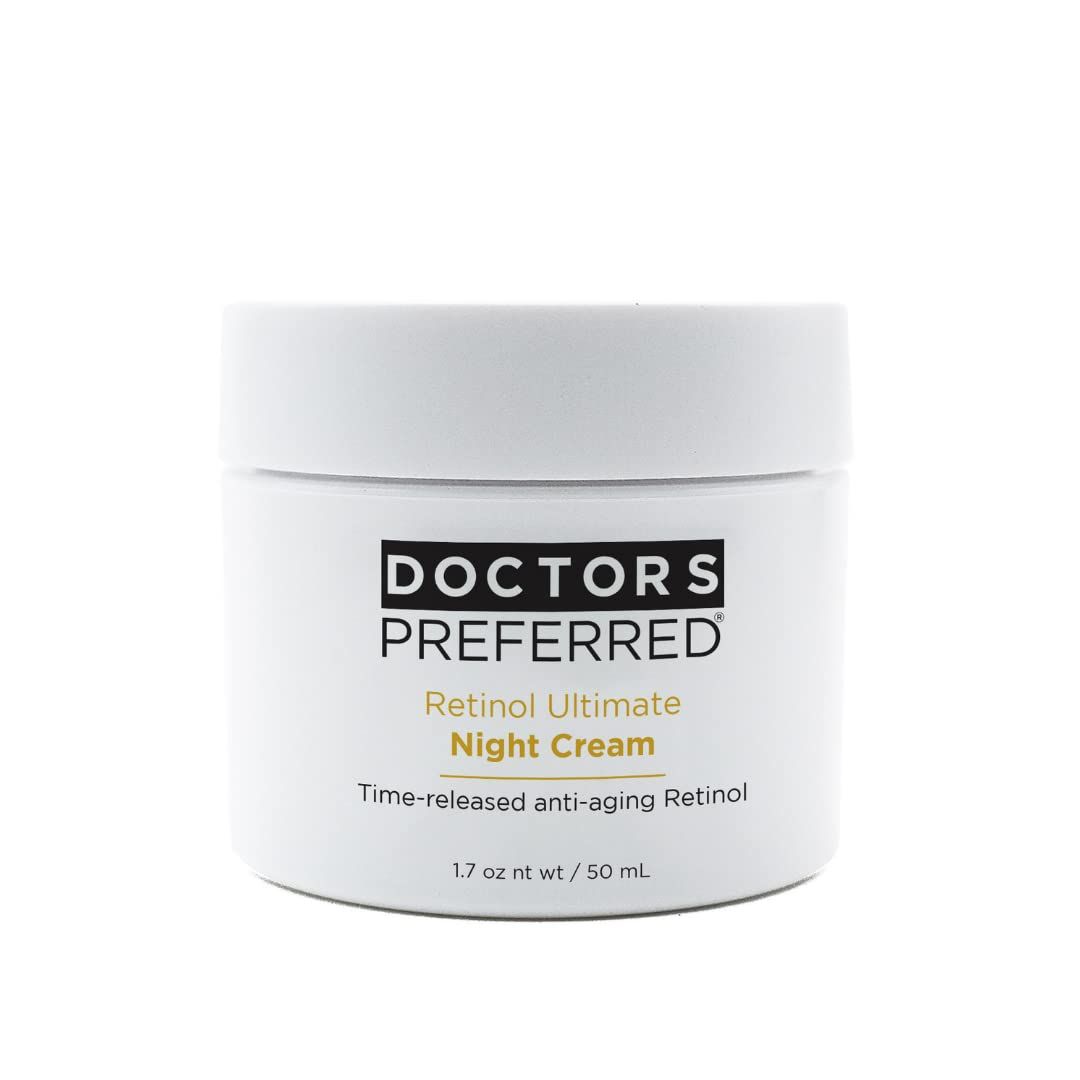 DOCTORS PREFERRED Triple Action Retinol Night Cream - Moisturizes, Corrects Fights the Future Signs of Aging While You Sleep Ultimate Retinol Night Cream 1.7oz. (2 Month Supply)