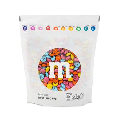 MM S WORLD Summer Themed Milk Chocolate Candies,2 Pounds of Bright Colored Light Blue,Orange,Yellow Dark Pink with Fun Summer Icons,Resealable Pack for Celebrations,Summer Parties,BBQ&#39;S,DIY Favors