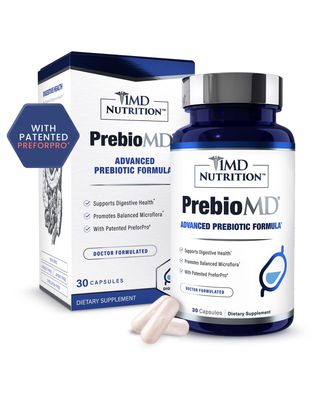 1MD Nutrition PreBioMD - Prebiotic with PreforPro Support Healthy Digestion and Beneficial Bacteria