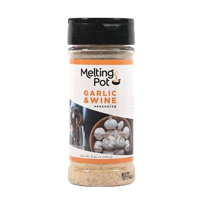 The Melting Pot Garlic Wine Seasoning, 6.34 oz (Packaging May Vary)