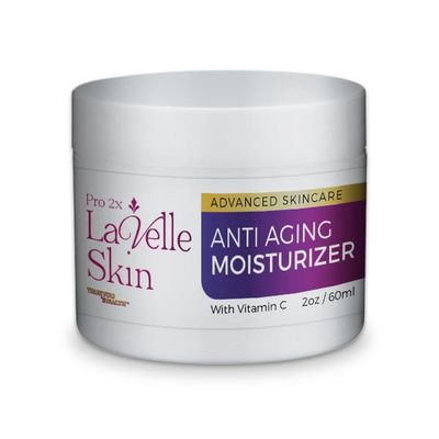 Pro 2x LaVelle Skin Moisturizer - Anti Aging Moisturizer for Face - 2 Month Supply - Promote Younger Looking Hydrated Skin - Contains Vitamins, Ceramides, Collagen - Help Reduce Wrinkles Appearance