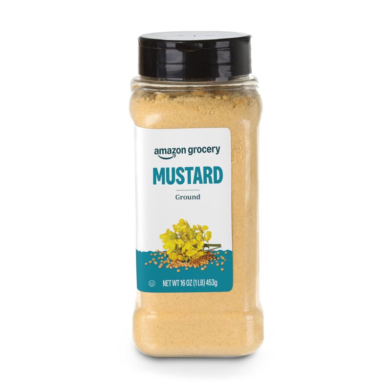 Amazon Grocery, Ground Mustard, 16 Oz (Previously Happy Belly, Packaging May Vary)