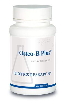 Biotics Research Osteo B Plus Optimal Bone Health Support with Vitamin K, Mg, Ca, Healthy Aging, Purified Chondroitin Sulfates 180 Tablets