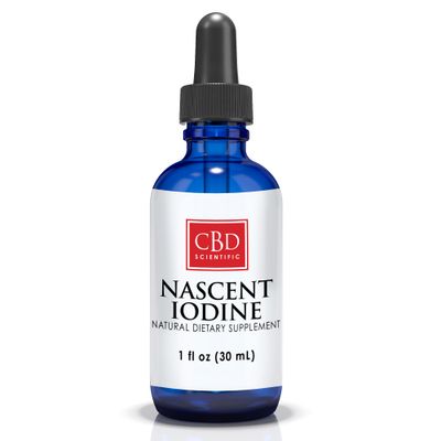 Organic Nascent Iodine Supplement Deep-Earth Sourced. Supports Detoxifies Thyroid. Metabolism Heath, Focus Better Sleep. 1,950 mcg per Serving
