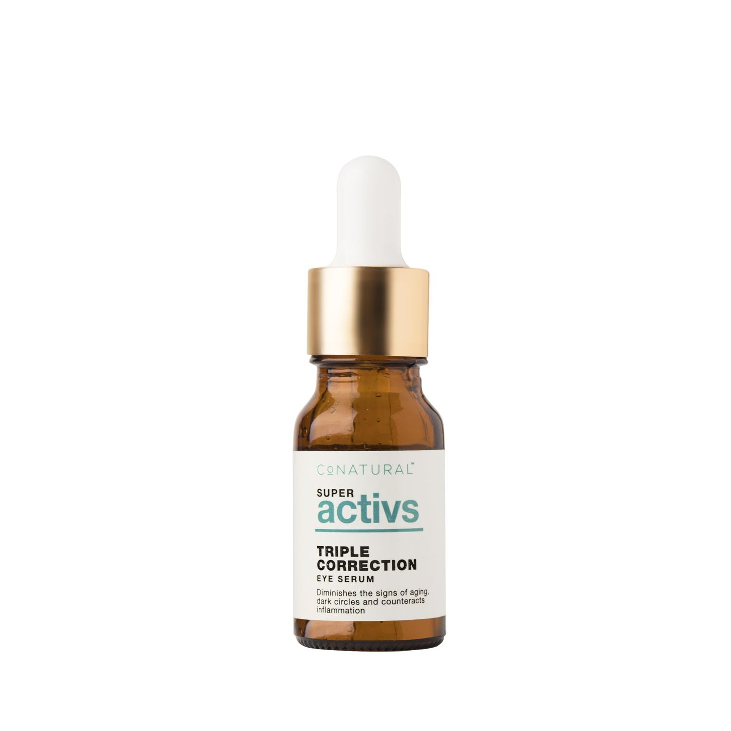 Triple Correction Eye Serum- with Anti-Aging Ingredients, Targets Under-Eye Dark Circles, Puffiness and Promotes Healthy Skin for a Visibly Revitalized Appearance, 10ml