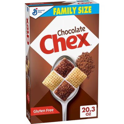 Chex Chocolate Breakfast Cereal, Gluten Free, 20.3 oz (Pack of 5)