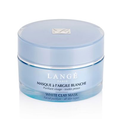Lange Paris LANGE White Clay Mask-Deep Cleansing,Healing,Brightening Treatment For Soft As Silk Skin-Lightweight,Calming,Purifying Formula For Sensitive Skin-Infused With Clearing Ylang-Ylang-1.7 Oz