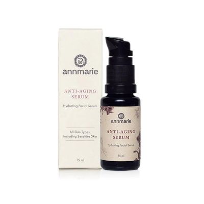 Annmarie Skin Care Anti-Aging Serum - Aloe-Vera Based Serum with Hyaluronic Acid Herbal Extracts. Firming Serum for Dry Skin, Fine Lines Wrinkles, For All Skin Types (15ml, 0.5 fl oz)