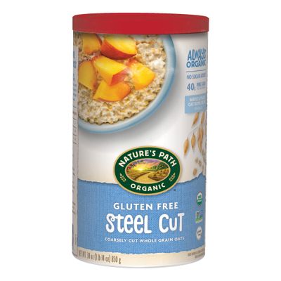 Nature&#39;s Path Organic Steel Cut Oats Oatmeal, 30 oz (Pack of 6), Gluten Free, Non-GMO