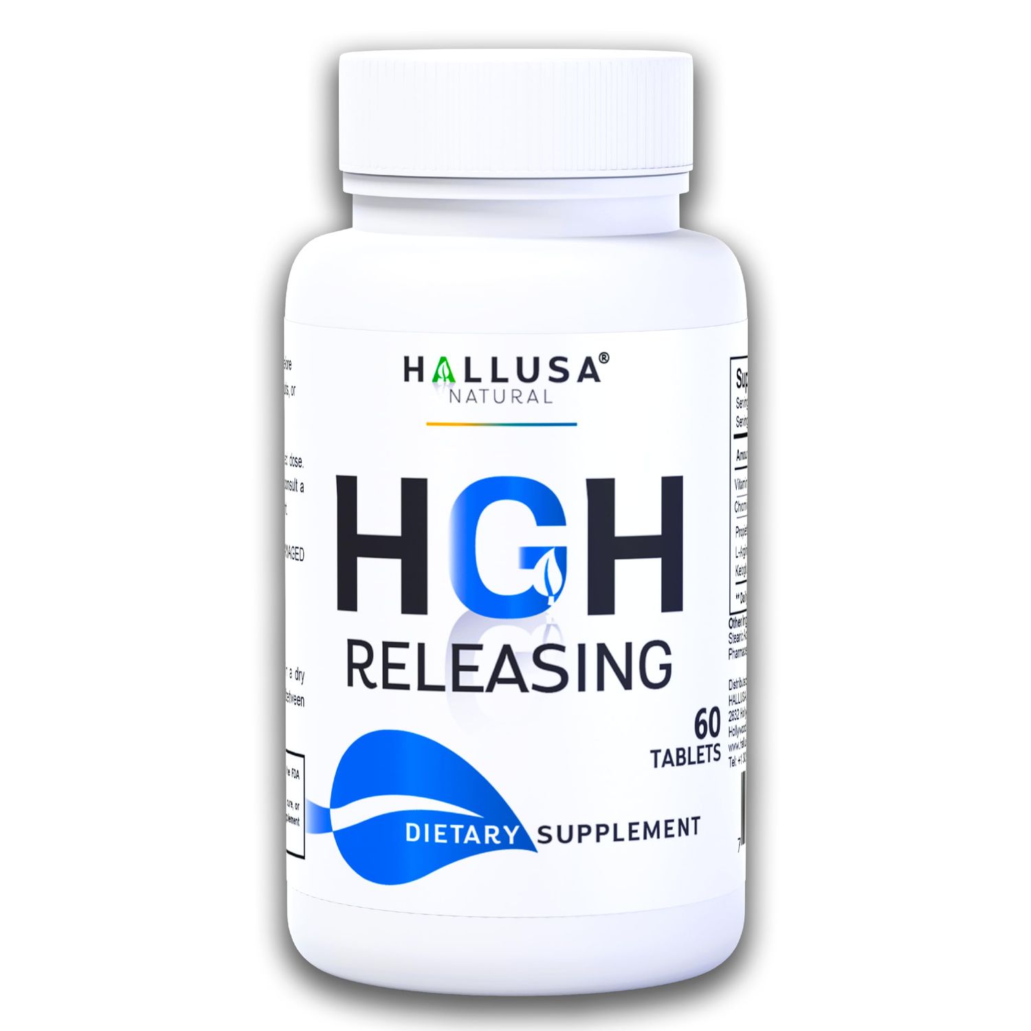 Hallusa Natural - HGH Complex - 60 Tablets - Muscle, Muscle Formula, Post Workout Recovery - Amino Acid Supplement for Increased Energy - 30 Day Supply