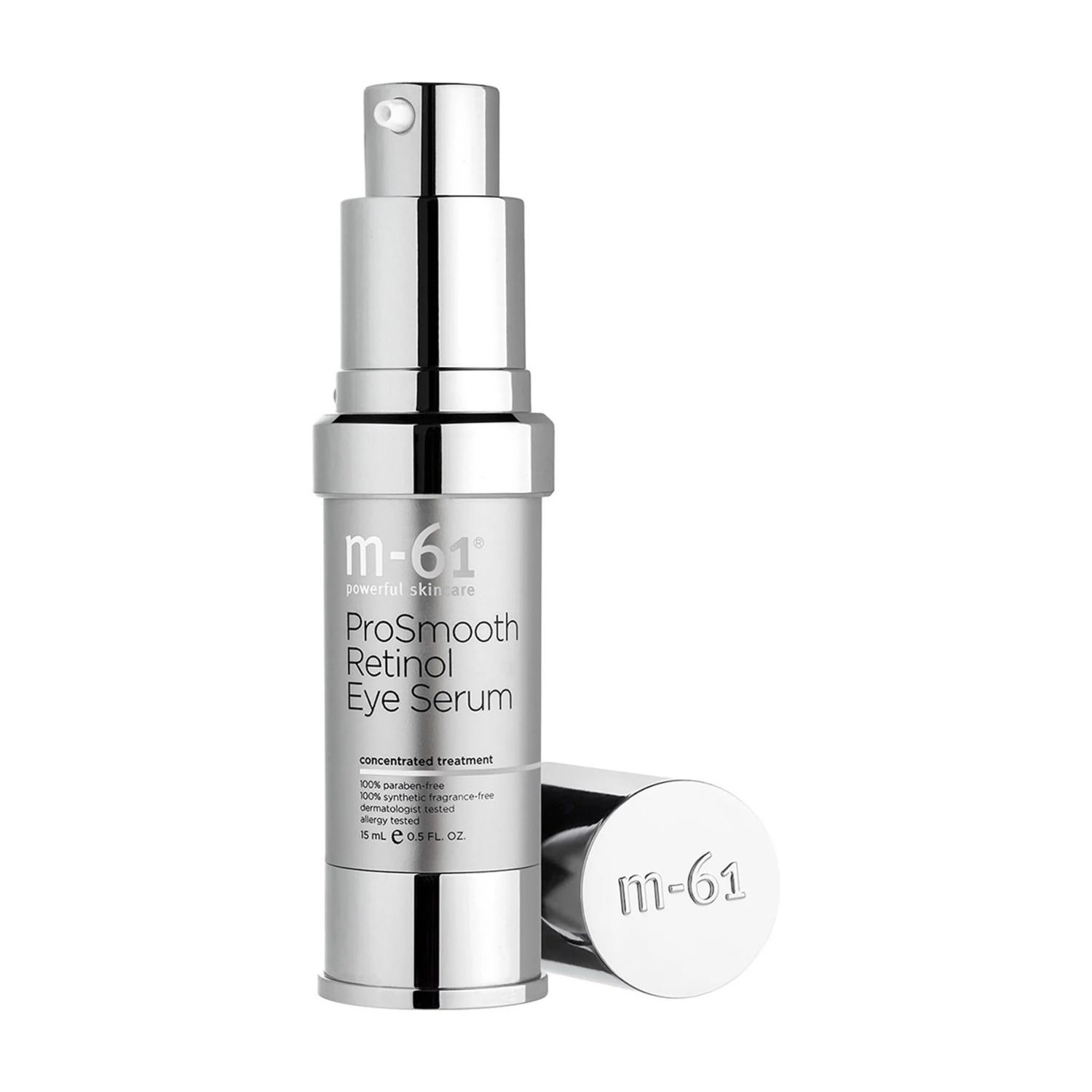 M-61 ProSmooth Retinol Eye Serum - Line-smoothing and anti-wrinkle 0.1 retinol compound antioxidant vegan eye seurm with vitamin C