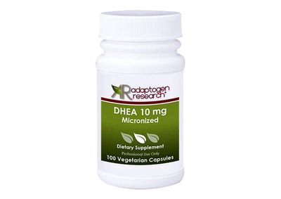 DHEA 10mg Micronized High Absorption Support Immunity, Brain, Bones, Metabolism and Lean Body Mass 100 Vegetarian Capsules