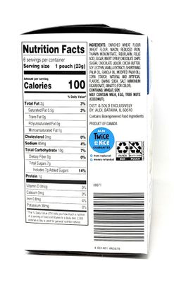 100 Calorie Snack Packs Baked Chocolate Chip Wafer Snacks No High-Fructose Corn Syrup 6 Packs, 4.86 oz (Pack of 1)