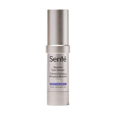 Sent Illumin Eye Cream Diminish Dark Circles, Discoloration, Redness, and Puffiness Around The Eyes with Patented HSA, Niacinamide and Peptides 0.5 Oz
