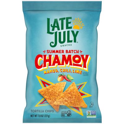 Late July Chamoy Flavored Tortilla Chips, 7.8 Oz Bag