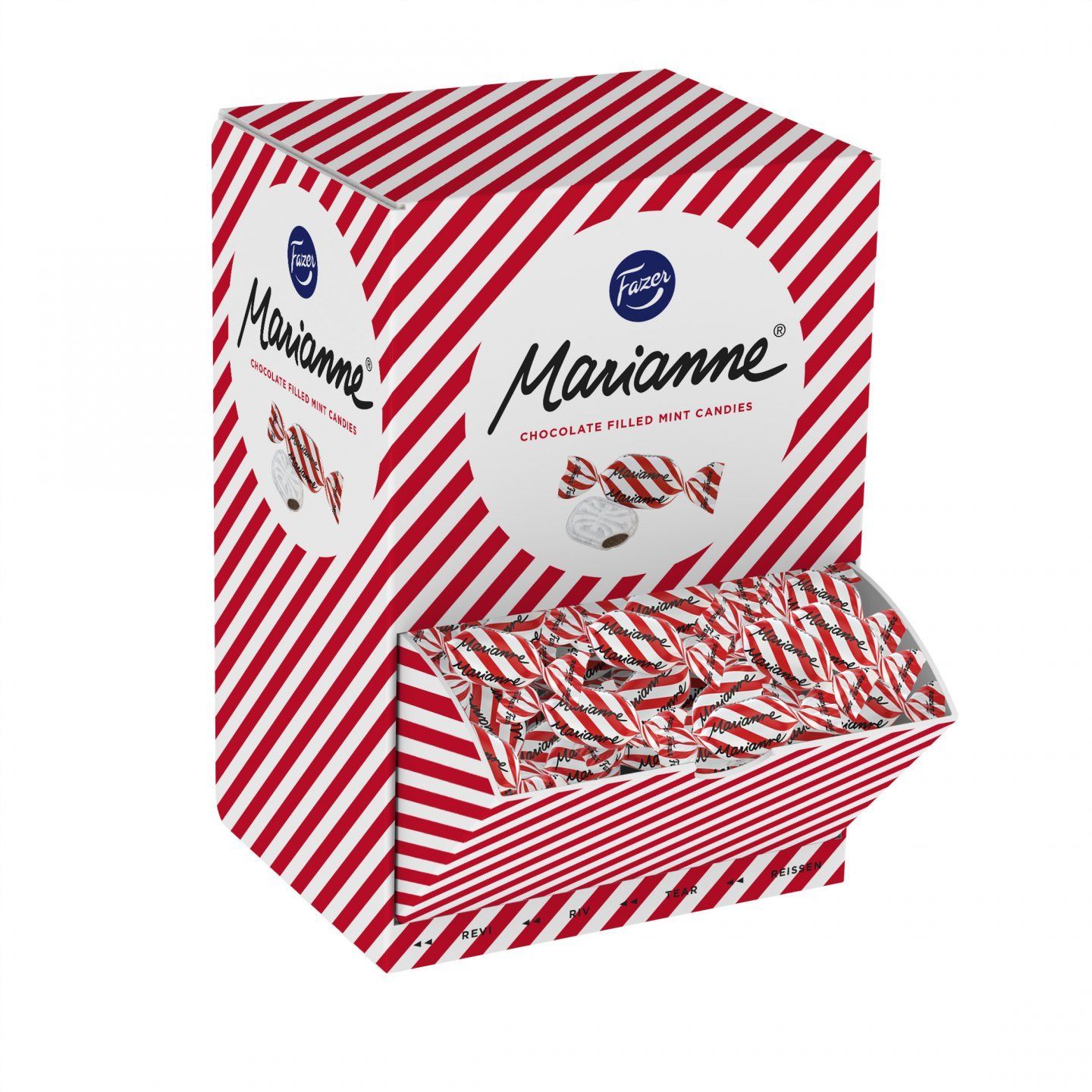 Fazer Marianne Peppermint - Original - Finnish - Milk Chocolate Filled Mint - Candies - Sweets