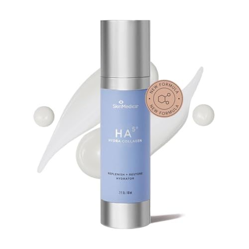 SkinMedica HA5 Hydra Collagen Replenish Restore Hydrator - Next-Gen HA5 With 2X More Hyaluronic Acid. Enhanced for Instant Hydration Smoothness to Restore Skin s Hydration Reservoir, 2 Oz