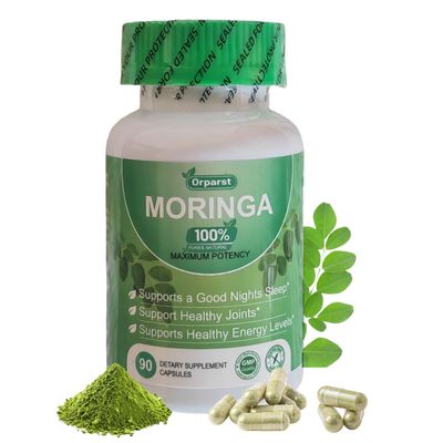 Orparst Moringa Capsules,90 Capsules 800mg Non-GMO and Gluten Free, Supports Energy, Healthy Skin Metabolism, Immune Wellness