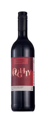 Thomson Scott Noughty Rouge, Non-Alcoholic Red Wine from South Africa, Dealcoholized, Vegan-Friendly, 14100ml Calories, 750 ml