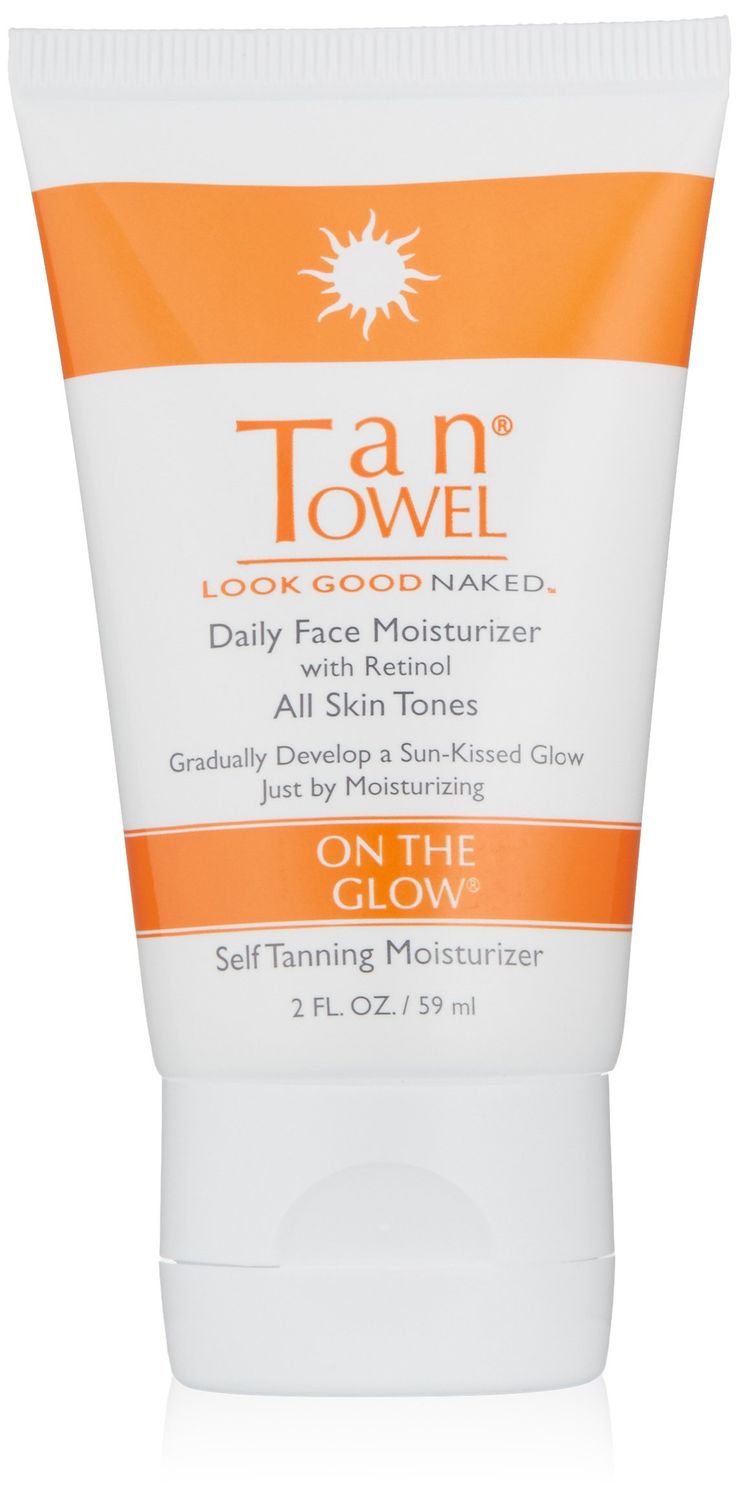TanTowel On The Glow - Daily Face Moisturizer with retinol - 2 oz