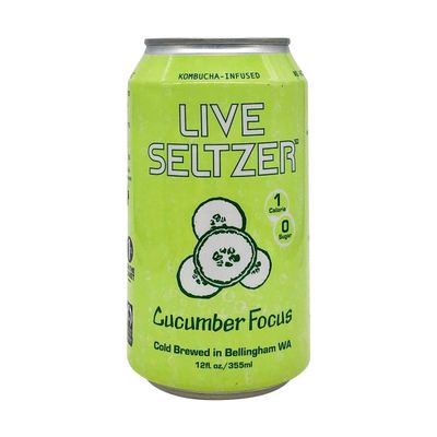 KOMBUCHA TOWN Cucumber Live Seltzer, 12 FZ